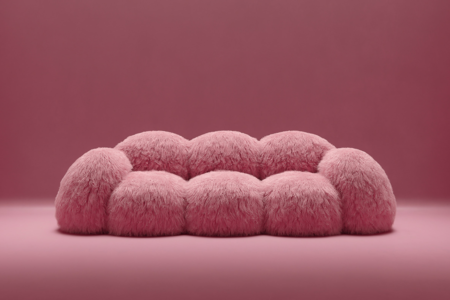 large plush couch